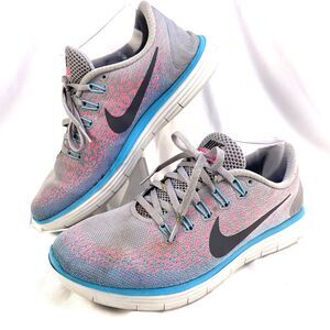 Nike Size 8.5 Women's Free RN Distance Gray Running Shoes - 827116-006